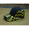 Brushed Cotton Twill Flag Baseball Cap W/Flat Embroidery Logo